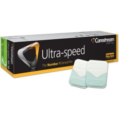 Carestream Dental Ultra-speed DF-53 Poly-Soft double film size 0 100/box